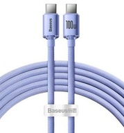 USB-C TO USB-C NABÍJACÍ KÁBEL 100W, 1,2M (fialový)
