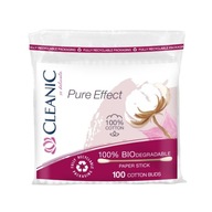 Hygienické tyčinky Cleanic Pure Effect 100 kusov