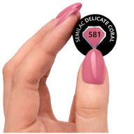 SEMILAC 581 Delicate Coral Hybrid Lak na nechty 7ml SEMILAC 581 Delicate Coral Hybrid Lak na nechty 7ml
