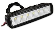 Halogénová LED pracovná lampa PRE TRAKTOROVÝ PANEL 6 LED x3W 18W 12V 24V IP67 E9