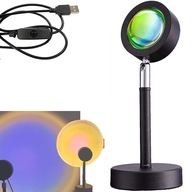 LED LAMPA ZÁPADU SLNKA RGB PROJEKTOR 9 FARIEB MENIACE LAMPY LED LAMPA ZÁPADU SLNKA RGB PROJEKTOR 9 FARIEB MENIACE LAMPY