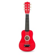 Červená gitara Viga 50691 - 21 palcov