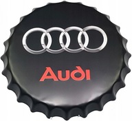Kovová ozdobná čiapka s logom Audi veľká 40 cm Kovová ozdobná čiapka s logom Audi veľká 40 cm