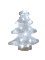 Vianočný stromček biela LED akrylová ozdoba Vianočná čelenka