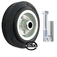 Koleso fi 125mm kov-guma + MONTÁŽNA SADA Koleso fi 125mm kov-guma + MONTÁŽNA SADA