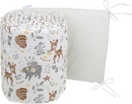 OBOJSTRANNÝ CHRÁNIČ POSTEĽA S KOBERCAMI 180x30cm BABYMAM OBOJSTRANNÝ CHRÁNIČ POSTEĽA S KOBERCAMI 180x30cm BABYMAM