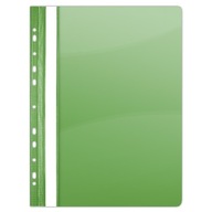 Skladací pilník PVC A4 tvrdý, odnímateľný zelený 10 ks