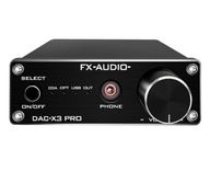 AUDIO KONVERTOR DAC FX-AUDIO DAC-X3PRO ZOSILŇOVAČ ZVUKOVÁ KARTA