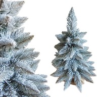Umelý BIELÝ SNEHOVÝ JUTA Vianočný stromček do firmy, hotela, domu či penziónu