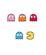 Špendlíky Crocs Jibbitz Špendlíky Pac Man 5ks Špendlíky Crocs Jibbitz Špendlíky Pac Man 5ks