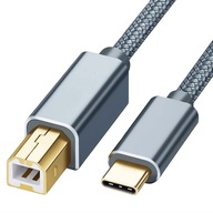 Kábel tlačiarne USB C B 2M HP CANON EPSON XEROX Kábel tlačiarne USB C B 2M HP CANON EPSON XEROX