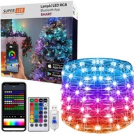RGB LED osvetlenie vianočného stromčeka USB Bluetooth Smart 20m SuperLED Application Remote RGB LED osvetlenie vianočného stromčeka USB Bluetooth Smart 20m SuperLED Application Remote
