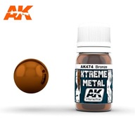 AK INTERACTIVE 474 Xtreme Metal Bronze farba 30 ml