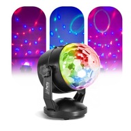 RGB DISCO GUĽA LED pologuľa na batérie HOME PARTY