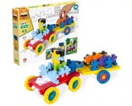 Plus-Plus BIG Basic – Make & GO! - 70 ks auto s prívesom Plus-Plus BIG Basic – Make & GO! - 70 ks auto s prívesom