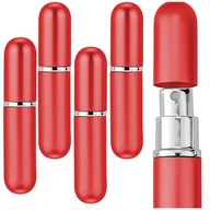 5X CESTOVNÝ ATOMIZÉR ATOMIZÉRU PRE 6ml ČERVENÚ FĽAŠU PARFÉMU 5X CESTOVNÝ ATOMIZÉR ATOMIZÉRU PRE 6ml ČERVENÚ FĽAŠU PARFÉMU