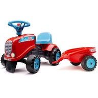 FALK GO Červený traktor s prívesom od 1 roka