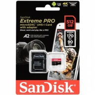 Videorekordérová karta SanDisk Extreme PRO 512