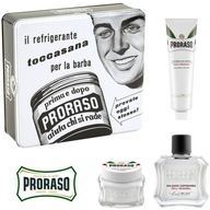 PRORASO Darčeková sada na holenie White Line Krémový balzam Toccasana