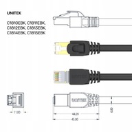 Unitek Cat.7 LAN ETHERNET RJ45 KÁBEL 3M Unitek Cat.7 LAN ETHERNET RJ45 KÁBEL 3M