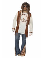 Hippie kostým Kostým pre hippies 70. roky XXL