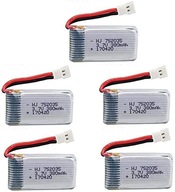 5 ks 3,7V 380mAh hubsan H107C H107D RC batéria 5 ks 3,7V 380mAh hubsan H107C H107D RC batéria