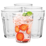 Vysoké POHÁRE NA NÁPOJE Vodné nápoje LONG DRINK 6x425 ml Poľský výrobok Vysoké POHÁRE NA NÁPOJE Vodné nápoje LONG DRINK 6x425 ml Poľský výrobok
