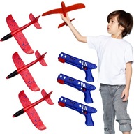 Sada 3 x polystyrénové lietadlo GLIDER veľké odpaľovacie zariadenie pre deti 3L+ Sada 3 x polystyrénové lietadlo GLIDER veľké odpaľovacie zariadenie pre deti 3L+