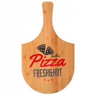 Drevená bambusová servírovacia doska na pizzu Drevená bambusová servírovacia doska na pizzu