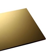 Plexisklo Plexisklo zlaté zrkadlo 3mm, rozmer 500x300mm