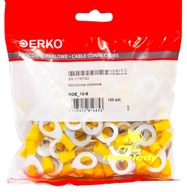Izolovaná koncovka s očkom KOE 6 10 ERKO 100ks 6mm M10
