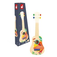 Gitara / Ukulele - drevený hudobný nástroj pre deti 3 roky+, Janod Gitara / Ukulele - drevený hudobný nástroj pre deti 3 roky+, Janod