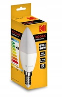 Kodak LED žiarovka E14 6W 480lm C37 6000K