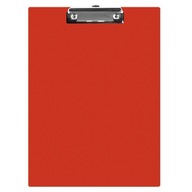 Schránková doska PVC A5 červený podklad s klipom