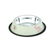 Miska Happet MM86, biela, vzor labky, 30cm/1,5l Miska Happet MM86, biela, vzor labky, 30cm/1,5l