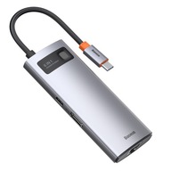 Baseus 6-v-1 rozbočovač USB-C 3x USB 3.0 HDMI USB C PD RJ45 Baseus 6-v-1 rozbočovač USB-C 3x USB 3.0 HDMI USB C PD RJ45