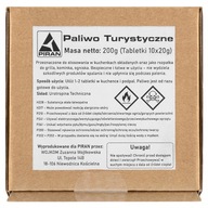 Piran tuhé palivo do kempingových varičov 10 x 20g Piran tuhé palivo do kempingových varičov 10 x 20g
