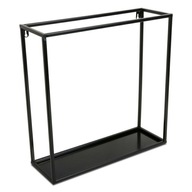 Moderná závesná polica, 45 cm loft, čierna Moderná závesná polica, 45 cm loft, čierna