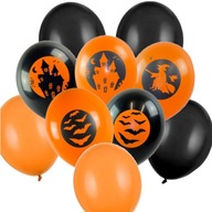 Strašidelné balóny na halloween - 10 kusov