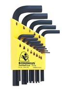 Sada palcového imbusového kľúča 0,050 - 3/8 BONDHUS USA 13 kusov Sada palcového imbusového kľúča 0,050 - 3/8 BONDHUS USA 13 kusov