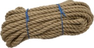 Ozdobné točené jutové lano 16mm - 50m Ozdobné točené jutové lano 16mm - 50m