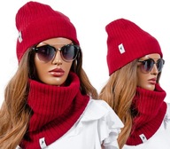 POLISH Set hrubý klobúk + šál FARBY POLISH Set hrubý klobúk + šál FARBY