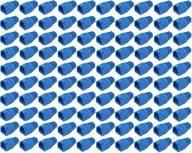 Gumový kryt na zástrčku RJ45, 100 kusov, modrý