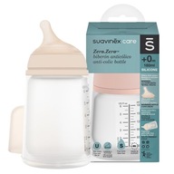 Suavinex 180ml Zero S fľaša s pomalým prietokom Suavinex 180ml Zero S fľaša s pomalým prietokom