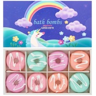 Sada šumivých bômb do kúpeľa Donuts donuts s vôňou ananásu 8x30g SEOL Sada šumivých bômb do kúpeľa Donuts donuts s vôňou ananásu 8x30g SEOL