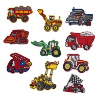 SADA 10 ks. CARS traktory bagre záplaty TERMO SADA 10 ks. CARS traktory bagre záplaty TERMO