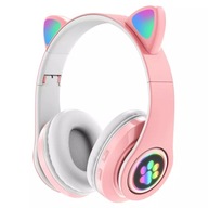 SLÚCHADLÁ PRE DETI BLUETOOTH LED RGB MAČACIE UŠI HERNÉ MAČIATKO SLÚCHADLÁ PRE DETI BLUETOOTH LED RGB MAČACIE UŠI HERNÉ MAČIATKO