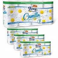 Harmančekový toaletný papier Foxy Camilla, balenie 32 roliek