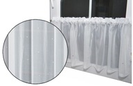 JALESS záves do kuchyne GLAMUR strieborný 100x40 JALESS záves do kuchyne GLAMUR strieborný 100x40