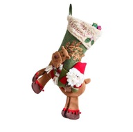 Veľká vianočná pančucha na zavesenie 1 ks 42cmX28cm Veľká vianočná pančucha na zavesenie 1 ks 42cmX28cm